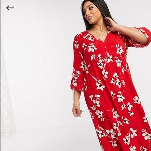 ASOS Curve Tiered maxi dress